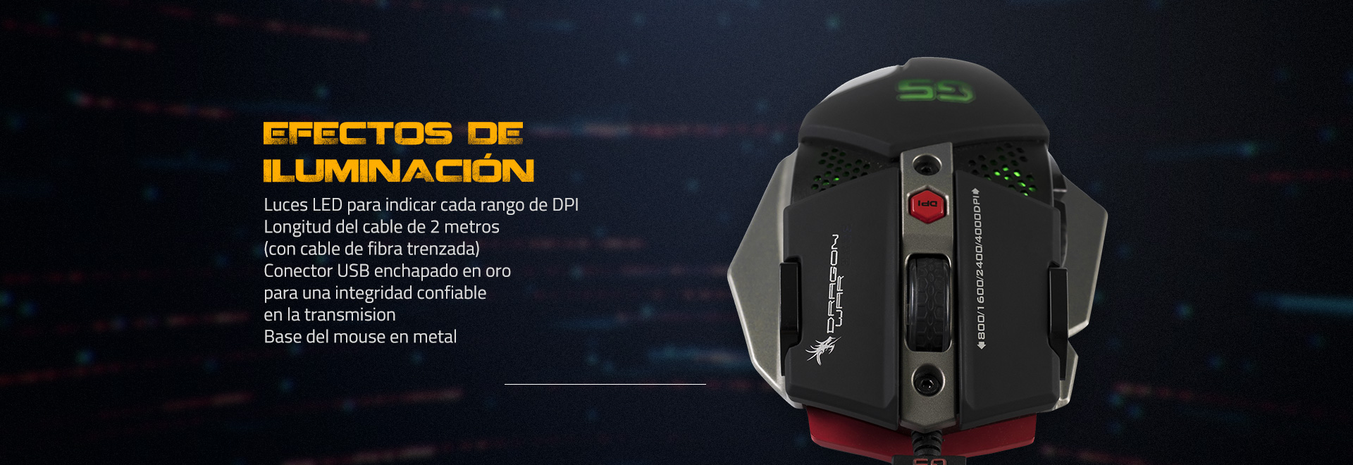 Warlord 4000dpi Gaming Mouse - Flyer: 2
